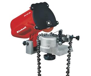 Einhell GC-CS 85 Affilacatene elettrico (230 V, 85 W, disco abrasivo 108x23x3,2 mm, limitatore profondità, scala graduata angolo, serraggio catena)
