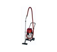 Einhell GC-SC 36/31 Li-Solo 30 L Aspiratore a cilindro Secco e bagnato Sacchetto per la polvere, Arieggiatore rosso/Nero, Aspiratore a cilindro, Secco e bagnato, Sacchetto per la polvere, 30 L, Filtro, 90 dB