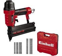 Einhell Graffatrice pneumatica TC-PN 50 | 2 in 1: graffatrice e chiodatrice | Puntale di sicurezza | 1500 graffette e 2000 chiodi | Flacone di olio (vuoto)