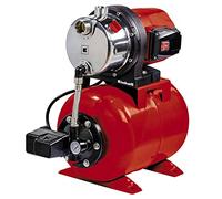 Einhell Hauswasserwerk GC-WW 1046 N (1050 W, portata massima 4600 L/h, pressione massima di mandata 4,8 bar, pressostato, manometro, serbatoio da 20 L), acciaio inossidabile