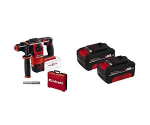 Einhell HEROCCO - Solo Martello tassellatore a batteria Power X-Change + 2 x 18V 4.0Ah PXC-Twinpack Power X-Change due batterie da 4.0 Ah