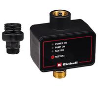 Einhell - Interruttore di flusso elettronico originale (10 bar, valvola di ritegno, protezione funzionamento a secco, adattatore di collegamento, presa integrata, cavo di alimentazione da 1,45 m)