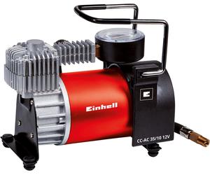 Einhell_italia MINI COMPRESSORE D'ARIA PER AUTO 12 V CAVO ACCENDISIGARI 2,8 m TUBO GONFIAGGIO RUOTE 1,5 m