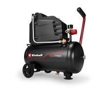 Compressore Einhell TC-AC 190/24/8 I OF (1500 W, max. 8 bar, serbatoio da 24 l, potenza di aspirazione 190 l/min, compressore silenziato da 70 dB, manometro, riduttore di pressione)