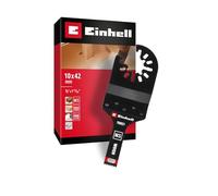 Einhell lama a immersione HCS, diritta, 10 x 42 mm | Profondità affondamento 42 mm | dentatura legno | rivestimento PTFE | scala mm/pollici | cambio rapido | attacco Open-Back