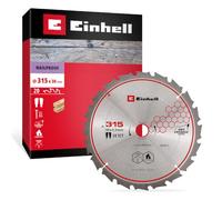 Einhell Lama circolare resistente ai chiodi, Ø 315 x 30 mm, 20 denti | Resistente ai chiodi | Dentatura FWF | Anti-contraccolpo | Denti in metallo duro | Intagli termici | Per seghe da banco