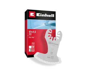 Einhell Lama diamantata semicircolare, Ø 65 x 1,2 mm | Forma semicircolare | Rivestimento diamantato | per rimuovere le fughe delle piastrelle | Cambio rapido | Attacco Open-Back