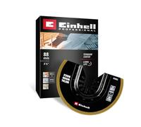Originale Einhell lama da taglio a tuffo bimetallica con rivestimento in titanio Ø 88 mm (finitura PTFE, dentatura in metallo, funzione di cambio rapido, adatta ai multiutensili)