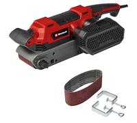 Einhell Levigatrice a nastro TE-BS 850 E (850 W, 400 m/min, velocità del nastro abrasivo, regolazione fine del nastro, aspirazione della polvere, anche per uso fisso, accessori inclusi)