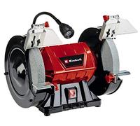 Einhell Levigatrice doppia TC-BG 200 L | 400 W | disco abrasivo Ø 200 mm | luce orientabile | ampi supporti di lavoro regolabili | dischi K36 e K60