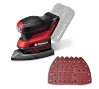 Einhell Levigatrice multiuso a batteria TE-OS 18/150-2 Li | PXC | 18 V | escursione di 2 mm | max. 24.000 giri/min | 150 x 100 mm | 6 fogli di carta abrasiva | senza batteria