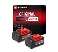 Einhell Original 2 Batterie PXC 18V - 5,2 Ah PLUS | Set da 2 batterie | 1260 W | PXC | Li-Ion | ABS | Indicatore LED | senza caricabatterie