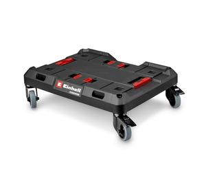 Einhell Original Base carrellata per E-Case | Sistema E-Case | fino a 120 kg | ruote piroettanti bloccabili | trasporto di valigie e casse