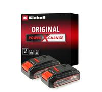 Einhell Original Confezione doppia di batterie PXC da 18 V e 2,5 Ah | PXC | Set da 2 batterie | 720 W | PXC | Li-Ion | ABS | Indicatore LED | senza caricabatterie