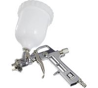 Einhell Original Pistola a spruzzo di vernice con alimentazione a gravità | pressione di esercizio max. 4 bar | serb. gravità 600 ml | regol. vernice | getto puntiforme/ampio | ugello girevole