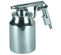 Einhell Original Pistola sabbiatrice per compressore con serbatoio | pressione di esercizio max. 8 bar | serb. per materiale di sabbiatura da 1 L | leva di azionamento regol. | alluminio