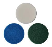 Einhell Original Set di panni di pulizia, 6 pezzi | per spazzola per superfici a batteria PICOBELLA 18/90 | tampone in melamina | tampone in microfibra | tampone da cucina