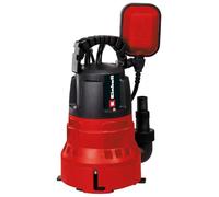 Einhell Pompa a immersione a fondo piatto acque scure GC-DP 7835 LL | 700 W | 0,8 bar | portata 16.000 l/h | prevalenza 8 m | profondità di immersione 7 m | aspirazione dal fondo fino a 1 mm