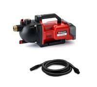 Einhell Pompa da giardino a batteria AQUINNA 36/30 Set Power X-Change (36 V, portata 3000 L/h, altezza mandata max. 26 m, interruttore ECO, incl. tubo flessibile di aspirazione da 4 m, senza batterie)