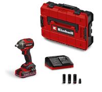 Einhell Professional Avvitatore a percussione TP-CW 18/350-C BL (1x3.0Ah) | PXC | 18 V | 350 Nm | Compact | livello di arresto automatico | brushless | attacco quadrato esterno | batteria | E-Case
