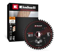Einhell Professional Lama circolare multimateriale, Ø 216 x 30 mm, 48 denti | Dentatura HLTCG | Rivestimento PTFE | Intagli termici | Controllo vibrazioni e rumore | Per seghe da banco | Anelli riduttori