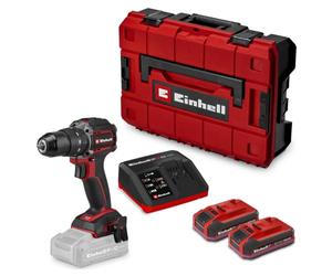 Einhell Professional trapano a percussione TP-CD 18/50-C Li-i BL (2x3Ah) | PXC | 18 V | Brushless | 50 Nm | Anti-Kickback | mandrino in metallo da 13 mm | 2 vie | incl. 2x 3,0 Ah batterie SEALED