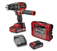 Einhell Professional Trapano a percussione TP-CD 18/70 Li-i BL+70 Set | PXC | 18 V | Brushless | 70 Nm | funzione percussione | set 70 accessori | E-Case | 2 batterie + caricabatterie