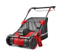 Einhell Raccoglifoglie per foglie ed erba a batteria GE-GC 18/55 Li E-Solo | PXC | 18 V | 55 cm larghezza lavoro | Sacco 100 L | Spazzola rotante | Altezza lavoro regolabile | senza batteria