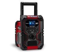 Einhell Radio da cantiere a batteria TE-CR 18 Li DAB+/FM/BT-Solo | PXC | 18 V | DAB+ | FM | Bluetooth | AUX | USB | ricerca auto. delle stazioni | display a colori TFT | IP65 | senza batteria