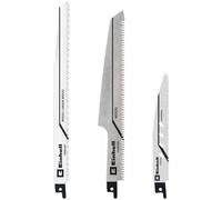 Einhell - Set di 3 lame per sega universale (per legno e metallo, accessori per seghe universali/seghe alternative, ideale per dispositivi senza fili)