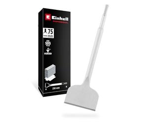 Einhell scalpello per piastrelle SDS Plus, angolato, 75 x 250 mm | Scalpello a spatola | larghezza di lavoro 75 mm | forma piegata | attacco SDS Plus