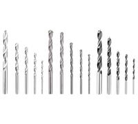 Einhell - Set di 15 punte per trapano a percussione, con 5 punte per legno, 5 punte per trapano HM per calcestruzzo, 5 punte HSS per acciaio)