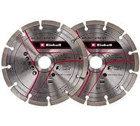 Einhell - Set di dischi da taglio diamantati originali da 150 mm come accessorio per fresa da parete (Ø 150 mm, 2 pezzi, foro da 22,2 mm, adatto per fresatrice Einhell TE-MA 1700)