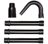 Einhell Set per grondaie (accessori per soffiatore per foglie, adatto per il soffiatore per foglie a batteria GP-LB 18/200 Li E, 5 pezzi, montaggio senza attrezzi, per la pulizia delle grondaie)