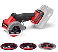 Einhell Professional Smerigliatrice TP-CO 18/76 Power X-Change (18 V, brushless, disco Ø 76 mm, profondità di taglio 16 mm, impostazione profondità di taglio, incl. 4 dischi, batteria esclusa)