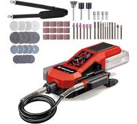 Einhell Smerigliatrice a stelo a batteria TE-MT 18/34 Li - Solo | PXC | 18 V | max. 34.000 giri/min in continuo | albero da 92 cm con punta per incisione | 55 accessori | senza batteria