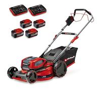 Einhell Tagliaerba a batteria GP-CM 36/52 S Li BL Kit (4x5,2Ah) | PXC | 36 V | max. 165 ccm | largh. taglio 52 cm | max. 1200 m² | Brushless | cesto 65 L | trazione sulle ruote | 4x 5,2 Ah