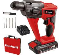 MARTELLO TASSELLATORE 1,2 JOULE CON BATTERIA 2,5AH VALIGIA ED ACCESSORI TE-HD 18 Li (1x2.5A)-EIN4514218 EINHELL