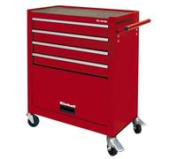 Einhell TC-TW 100 Carrello da Officina, Portata Massima 75 Kg, Rosso Rosso