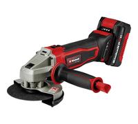 Einhell Smerigliatore angolare a batteria TE-AG 18/125-2 Li (1x 4,0 Ah) Power X-Change (18 V, 44 Nm, mandrino autoserrante da 33 mm, 20 livelli di coppia, incl. 2 batterie 4,0 Ah + caricabatterie)