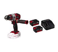 einhell Te-CD 18 Brushless-Solo Trapano Avvitatore a Batteria, 1.800 RPM, 18 V, Rosso, Senza Caricabatteria + 2X 3,0 Ah Power X-Change Starter Kit
