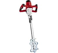 Einhell Colour Mortar Stirrer TE-MX 1600-2 CE Twin, 1600 W, cambio a 2 velocità, agitatori controrotanti, robusto supporto per agitatori esagonali, incl. 2 agitatori per malta Ø120 mm