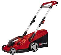 Einhell Tosaerba a batteria GP-cm 36/41 Li (2 x 4,0 Ah) Power X-Change (Li-Ion, 36 V, larghezza di taglio 41 cm, regolazione dell'altezza di taglio 25-75 mm, per 500 m², incl. 2 batterie da 4,0 Ah e caricatore)
