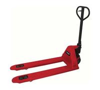 Einhell TC-PT 2500 Transpallet (portata max. 2500 kg, altezza forche 80-190 mm, diam. Rulli carico 80 mm, diam. Ruote direzionabili 180 mm, lunghezza forche 115 cm, larghezza forche 54 cm, peso 62 kg)