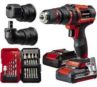 TRAPANO AVVITATORE 18V 45NM KIT 2 BATTERIA 2,0AH 3 TESTE E CARICABATTERIA TE-CD 18/45 3X-Li +2-EIN4514235 EINHELL