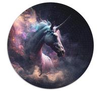 Einhorn-Puzzle 1000 Teile, Unmögliches Puzzle für Erwachsene für Teenager, interaktives Familienspiel, Herausforderungsgeschenk, 1000 Teile (67,5x67,5cm)