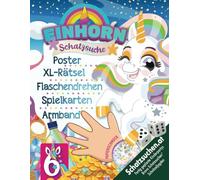 Einhorn Schatzsuche Kindergeburtstag Spiele Unterhaltung ab 6 Jahren: Schnitzeljagd im Einhornparadies mit magischem Armband und kniffligen Rätseln für Junge & Mädchen
