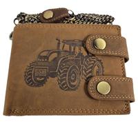 Einkaufszauber Borsa in vera pelle trattore rustico con catena - agricoltura