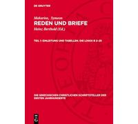 Einleitung Und Tabellen. Die Logoi B 2-29