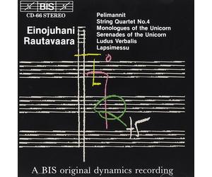 Einojuhani Rautavaara String Quartet Monologues (Voces Intimae Quartet) (CD)